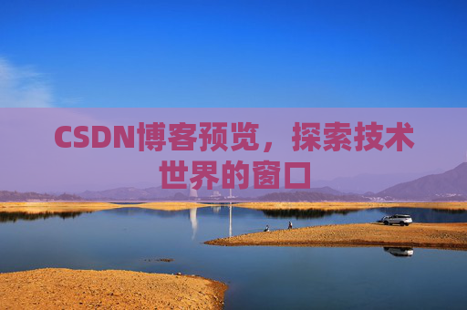 CSDN博客预览,探索技术世界的窗口 CSDN博客预览,探索技术世界的窗口